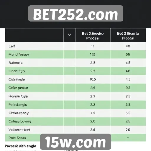 Comparativo de odds no BET252.com e concorrentes